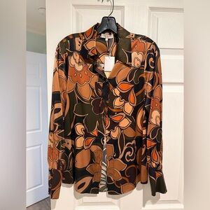 Ramy Brook Retro Printed Victoria Blouse